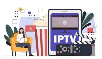 A graphic showing IPTV devices